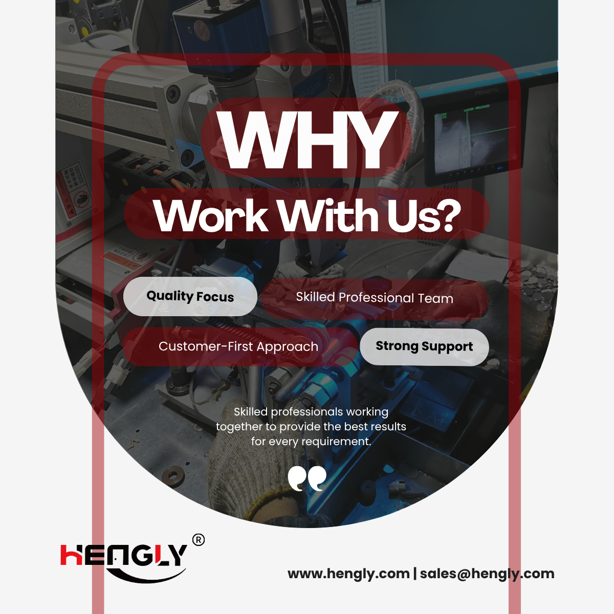 Why work with us ❕❔